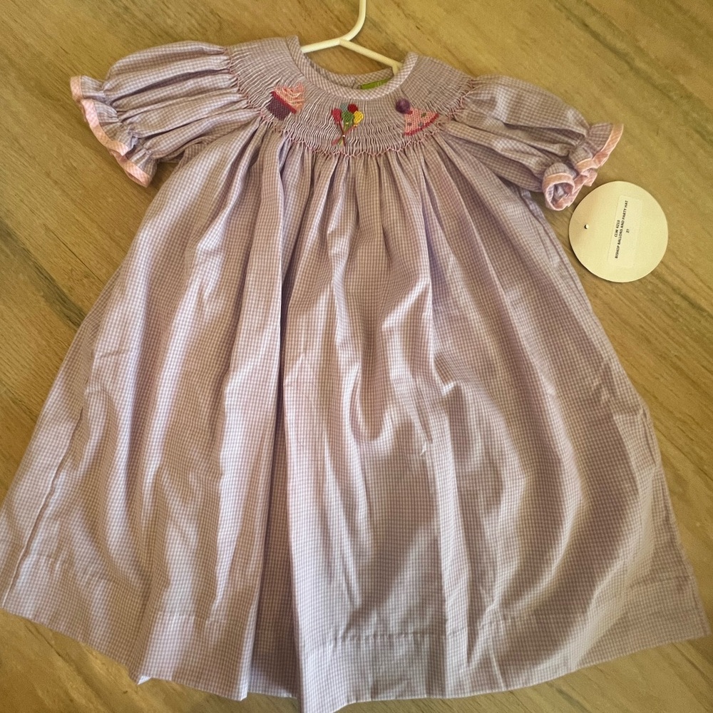Classic whimsy birthday dress 2T smocked